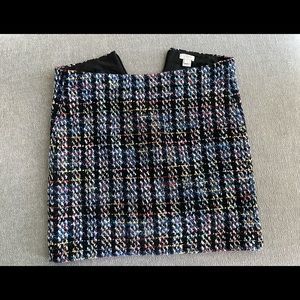 Women J Crew Tweeted Skirt